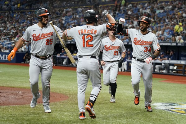 Hicks homers and drives in 4 as the Orioles beat the Rays 8 6